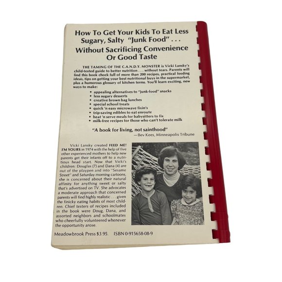 The Taming of the CANDY Monster Cookbook - Vicki Lansky - 1978 Third Printing - Picture 2 of 7